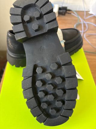 Scarpe Lumberjack bambina nere con strass