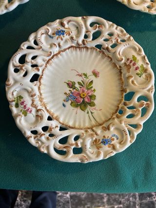 Set 3 piatti decorativi antichi