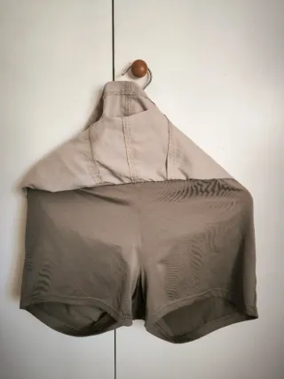 Falda pantalón trekking beige