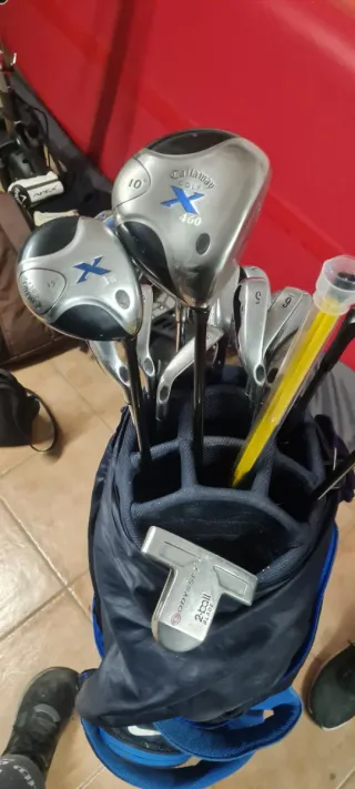 Lote 14 Palos Golf Callaway y Bolsa Nike