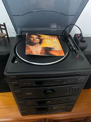 Equipo de música Philips negro