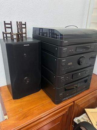 Equipo de música Philips negro