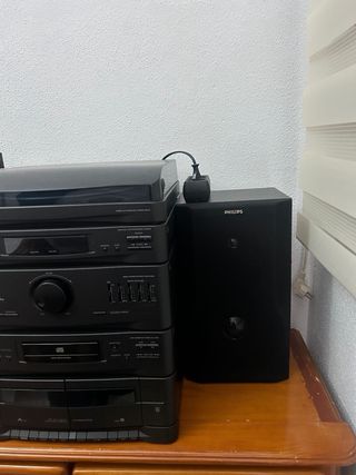 Equipo de música Philips negro