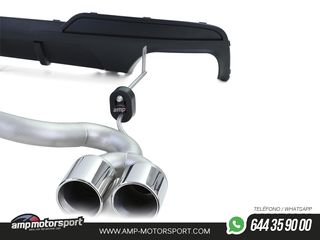 DIFUSOR TRASERO MATE BMW SERIE 5 F10/F11 + CONVERSIÓN A DOS SALIDAS