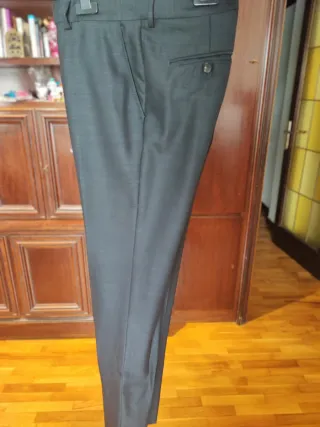 Traje Zara Gris Hombre