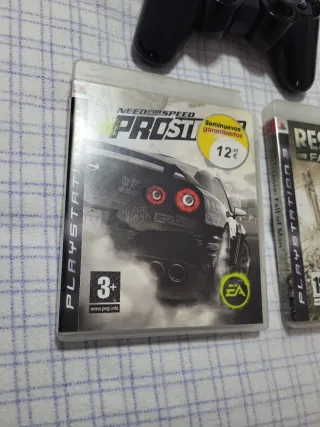 2 Juegos PS3 + Mando DualShock 3 Negro