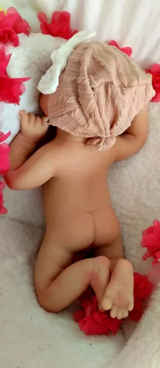 Bambola Reborn in Silicone Completa 37cm