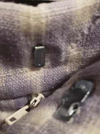 Pantaloni Zara donna viola 80% cotone