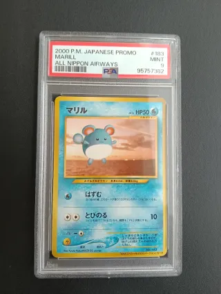 Carta Pokémon Marill ANA AIRLINES PSA 9