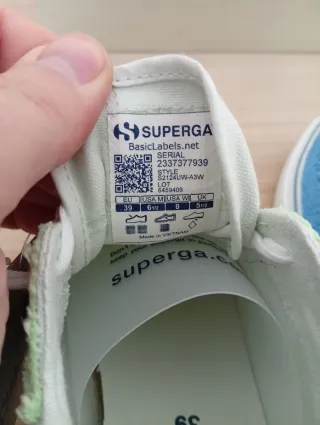 Superga N.39 Nuove Originali nuove