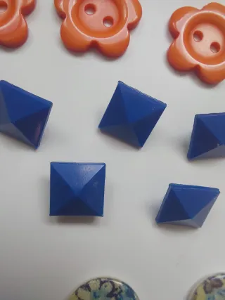 Botones infantiles flores