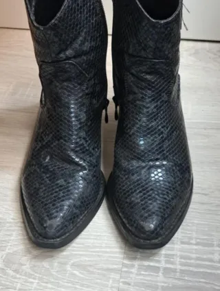 Botines Cowboy Bosanova Piel Serpiente