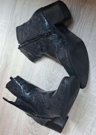 Botines Cowboy Bosanova Piel Serpiente