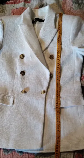Blazer donna ZARA bianco