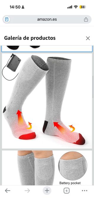 Calcetines Térmicos Eléctricos Calefactables