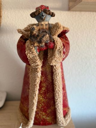 Figura Rey Melchor con cordero