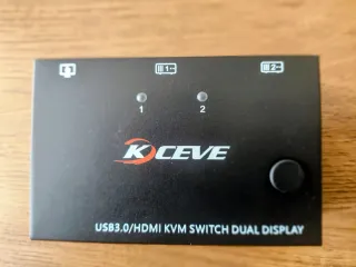 Switch KVM HDMI Dual Monitor 4K120Hz