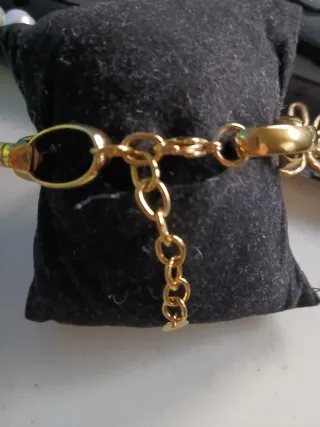 Pulsera eslabones dorada