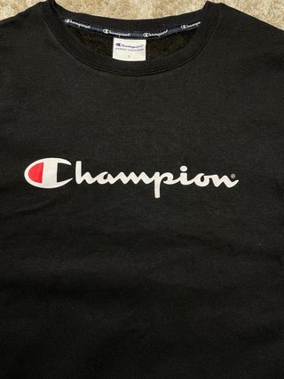 Champion Script Logo Sweatshirt Preto