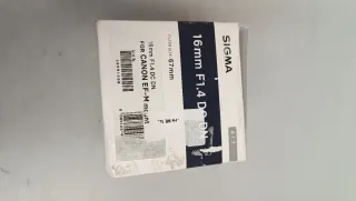 Obiettivo Sigma 16mm F1.4 DC DN per Canon C5Y0765