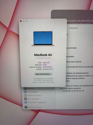 MacBook Air M3 15” 2024