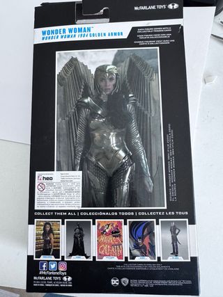 Figura McFarlane Wonder Woman 1984 Armadura Dorada
