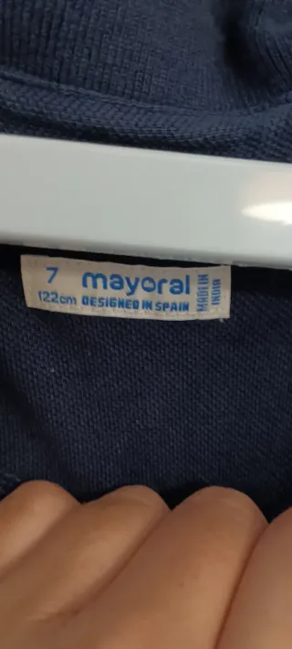 Polo infantil estampado talla 7 años