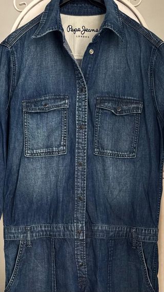 PETO AZUL VAQUERO MUJER PEPE JEANS L