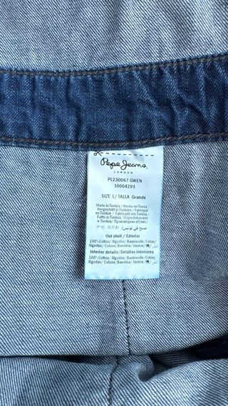 PETO AZUL VAQUERO MUJER PEPE JEANS L