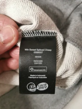 Felpa ragazzo Cheap Monday grigia