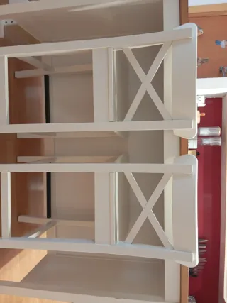 Isla de cocina madera + taburetes madera