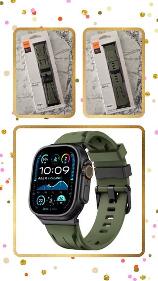 Correa silicona muy suave Ultra 3/2/1 Verde