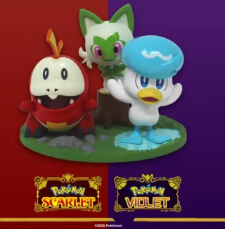 Figura esclusiva Pokémon Scarlatto e Violetto