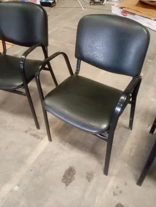 Sillas de oficina negras