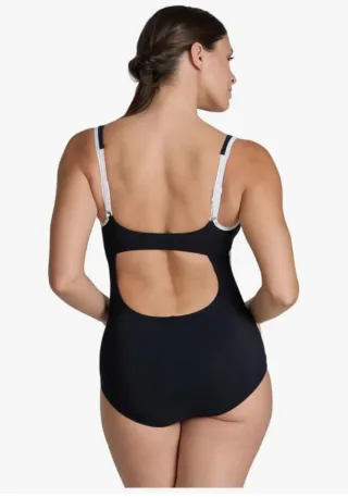 Costume da bagno Arena donna nero/grigio