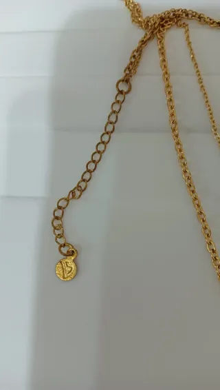 Collana Vestopazzo doppio filo cuore oro