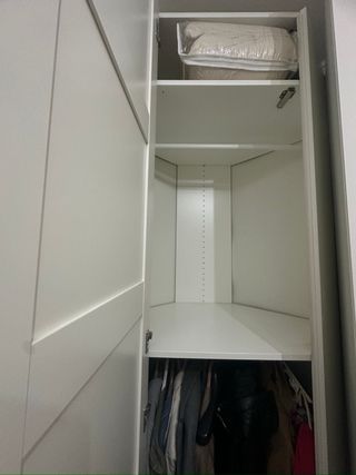 Armario Esquinero PAX IKEA 2,36m Blanco