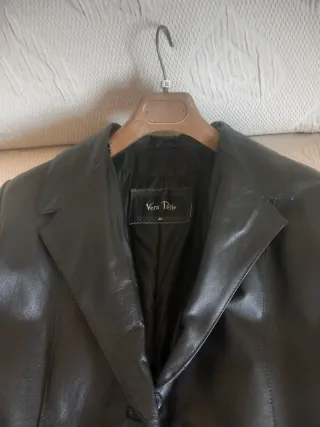 Cappotto Vera Pelle Nero