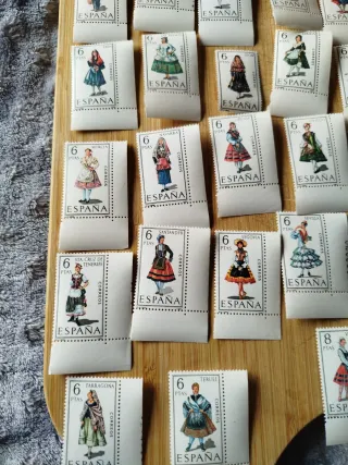 Lote Sellos España Trajes Regionales