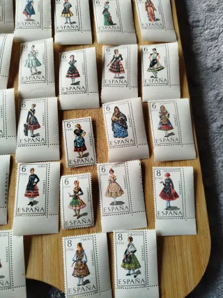 Lote Sellos España Trajes Regionales