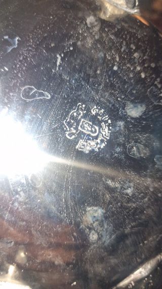 Tetera de baño de plata de calidad