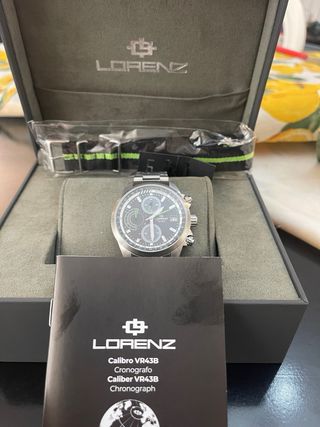 Orologio Lorenz Solar Crono WR 100M