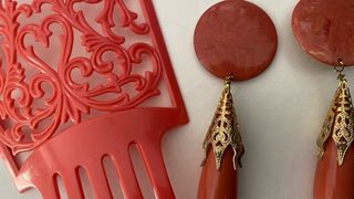 Pendientes y Peineta Flamenca