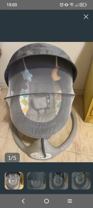 Hamaca para bebé diseño moderno