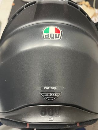 Casco Moto AGV Negro