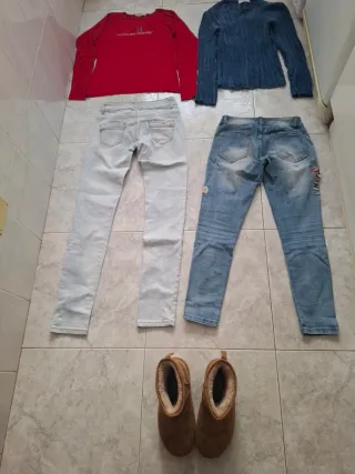 Lote 4 Ropa Talla S + Botas Talla 38