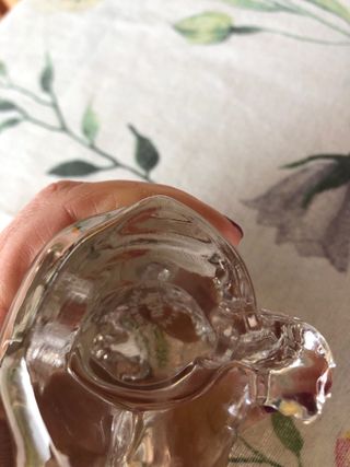 Orsetto in cristallo trasparente