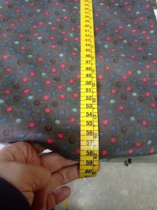 Blusa Kenzo gris topos con lazo floral