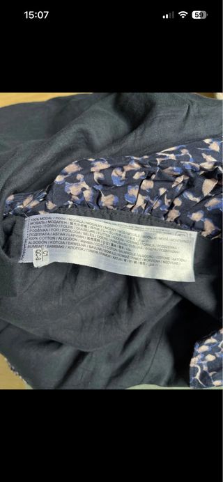 Falda corta Mango estampada