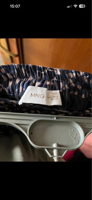 Falda corta Mango estampada